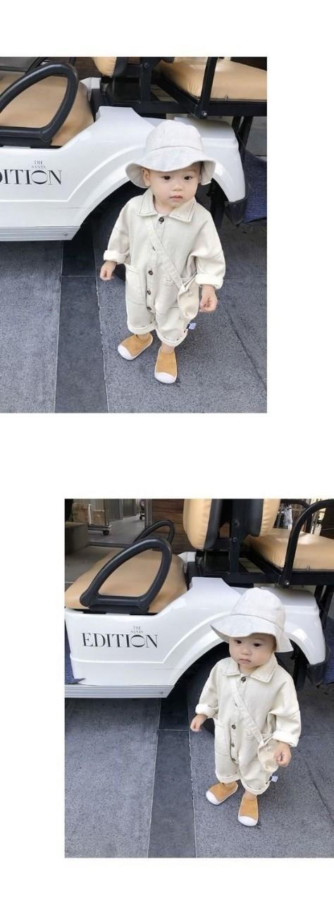 Product Introduction of Áo Jumpsuit Quần Denim, Cho Trẻ Sơ Sinh Và Trẻ Mới Biết Đi, Phong Cách Mùa Xuân Và Mùa Thu, Dài Tay, Phong Cách Bảo Hộ Lao Động Áo Liền Quần Denim, Thích Hợp Cho Bé Em Tập Bò, Cho Bé Trai Và Bé Gái, Xu Hướng Denim 6