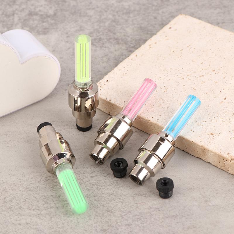Đèn Nan Hoa Xe Đạp, Màu Neon, Cho Lốp Xe Đạp Đường Trường Và Xe Hơi, Đèn Mũ Van, Phụ Kiện Đạp Xe, Đèn Xe Đạp 4