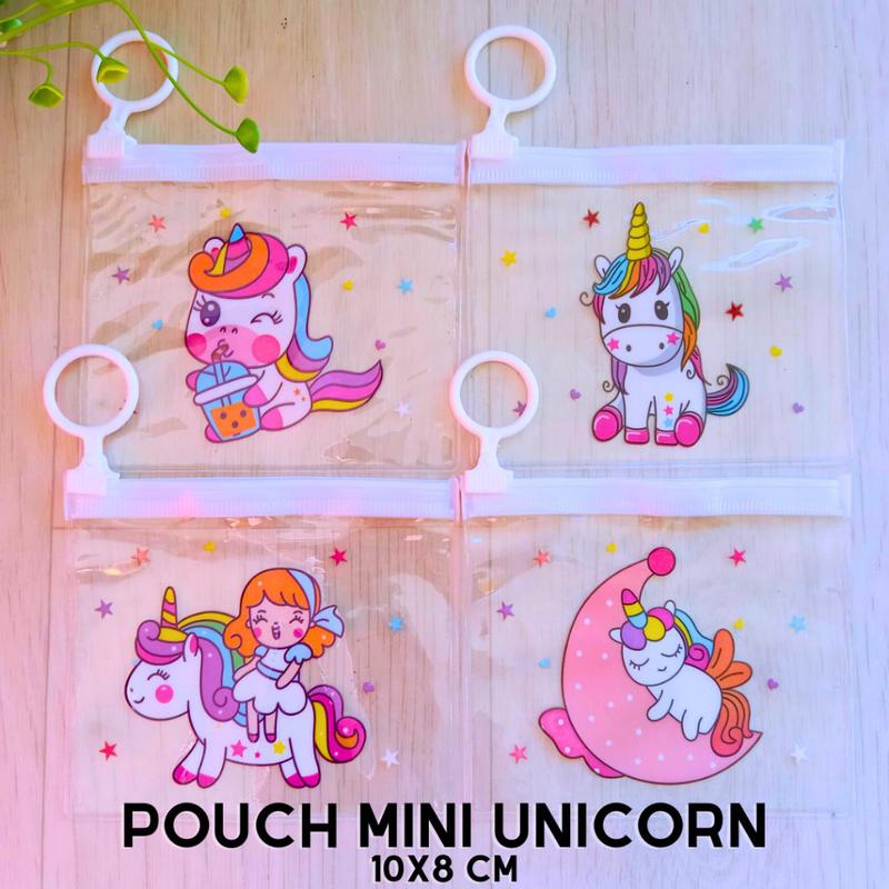 LuminaCollection Jepit Mini Anak 30 PCS Free Pouch Unicorn Lucu Aksesoris Rambut Hairclip Colorful Star Bunny Bunga Daisy Love Crown 2
