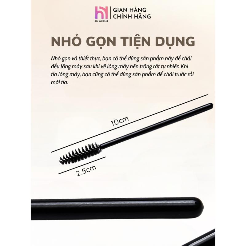Cọ Mascara chuốt lông mày chuốt mi ngắn Lông Mày Trang Điểm Làm Đẹp HY WAXING CI-141 3