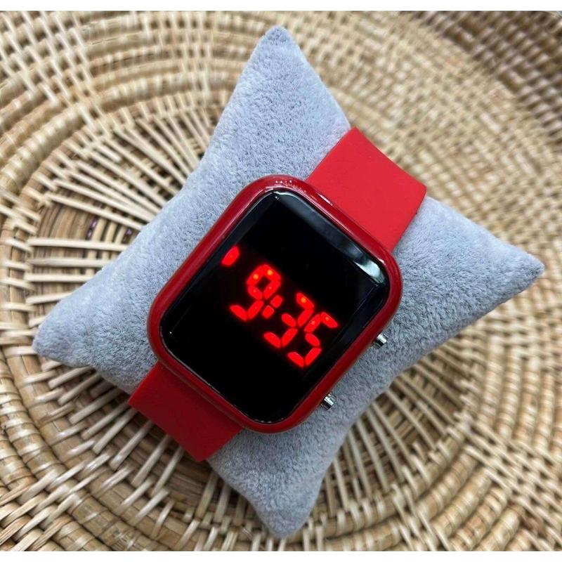 [Tiktok]นาฬิกา LED สายซิลิโคนอย่างดี ระบบ Touch Watch ใส่ได้ทั้งผู้หญิงและผู้ชาย 1