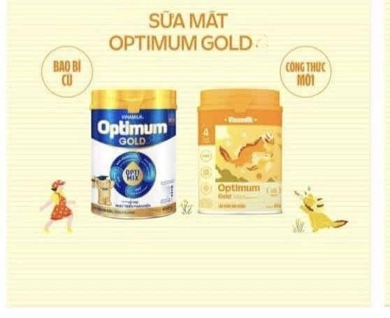 Sữa bột công thức Optimum Gold (Optimix) dinh dưỡng trong lon 850g