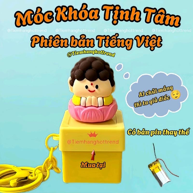 [Tiếng việt] Móc khóa tịnh tâm tiếng việt, móc khóa tích đức, móc khóa đức phật , móc khóa vui nhộn troll bạn bè Móc Khoá Móc Chìa Khoá Women