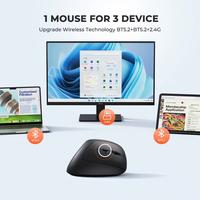 Gambar Meetion BTM008 – Dual-Mode Ergonomic Vertical Wireless Mouse with Adjustable DPI and Rechargeable dari Meetion Indonesia Store Kota Administrasi Jakarta Timur 3 Tokopedia