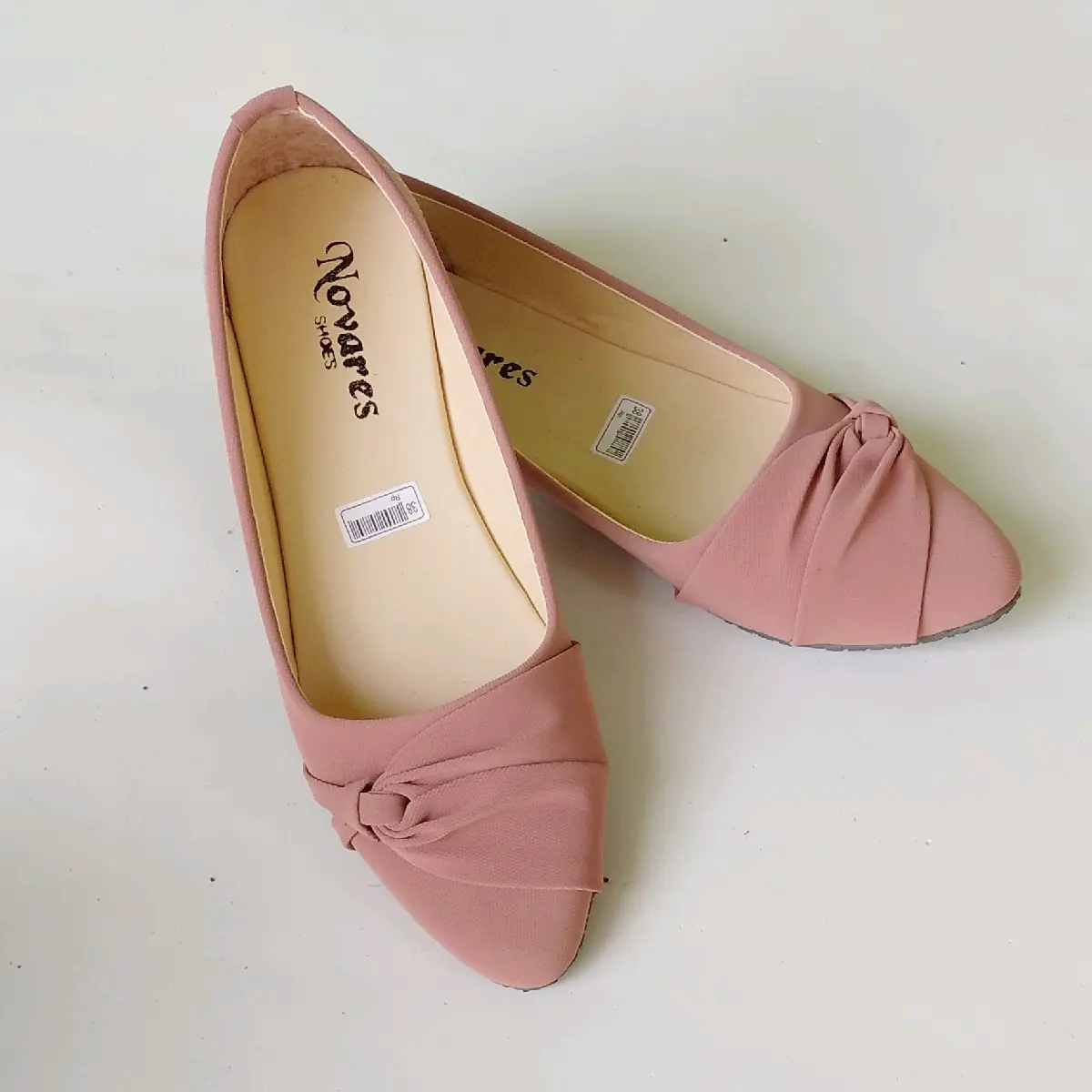 sepatu wanita flat shoes pariasi kerut samping rn72