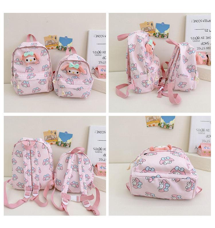 Product Introduction of Girl's Backpack Girls' Schoolbag New Cartoon Backpack Schoolbag Children Kindergarten Pudding Dog Child Cinnamon Dog Baby Going Out Light Backpack 29