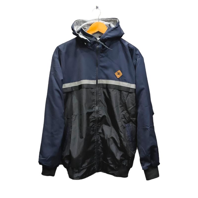 JAKET BOLAK BALIK PRIA BB 2in1 PARASUT ANTI AIR FLEECE SIZE  L XL # 3