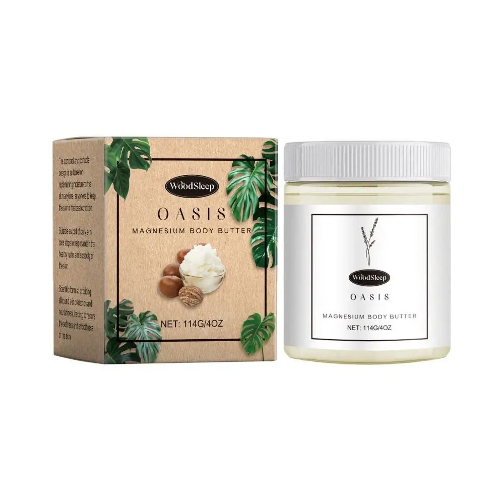 New 4OZ Mama-Bear Oasis Neuropathy Cream Moisturizing Hydration Magnesium Cream Keep Soft Smooth Deeply Moisturizes Skin Magnesium Body Butter for All Skin Types