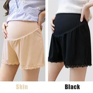 Celana Dalam Hamil Pengaman Sutra Es /jumbo  perut Bersalin Pakaian Luar Penyangga Perut Tipis / Celana Pengaman Bersalin Dari Sutra Es tipis musim panas anti-eksposur Elastis Tanpa Jejak Nyaman Dipakai 【TOPSLINGS】