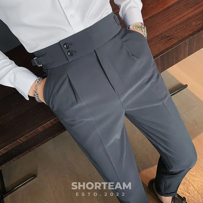 Basic Daily Twill Gurkha - Celana Panjang Pria Model Varian Italian Style TP03 - Celana Formal Kerja Pria Dewasa Polos 7