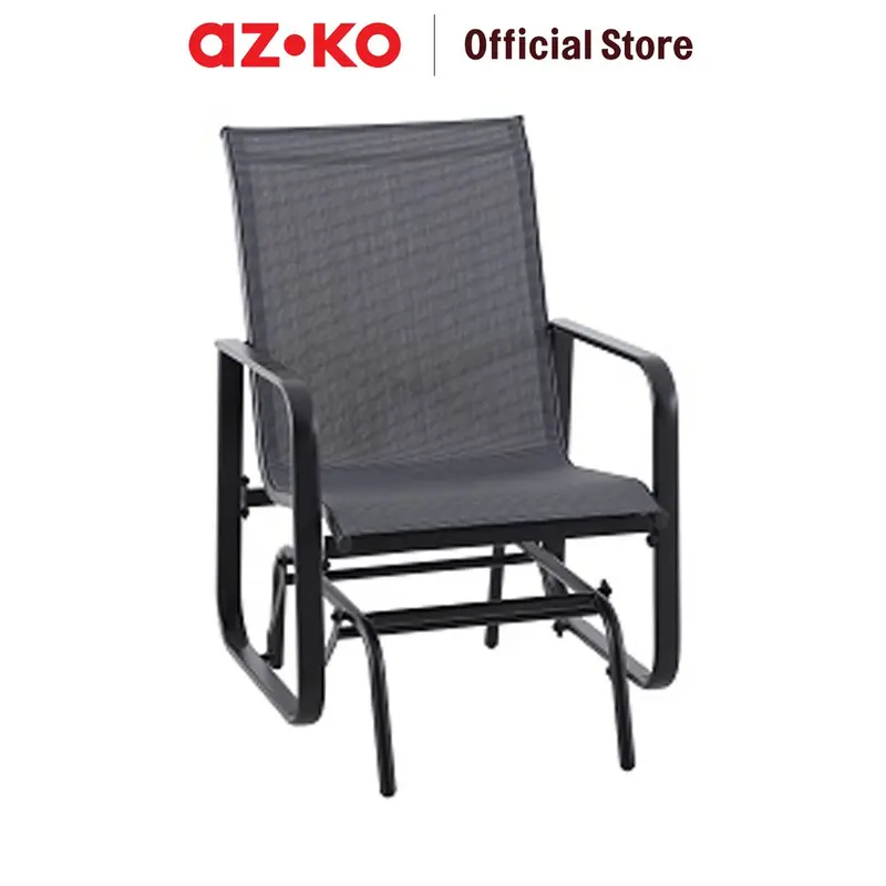 KURSI AYUN FABRIC TEXTLENE STEEL - HITAM 0