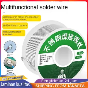 100g Solder baja tanpa beku/bahan baru Timah Solder Wire/Lebih ringan Timah Solder Wire Core Wire  Alat pengelasan kawat solder kemurnian tinggi yang sangat praktis.