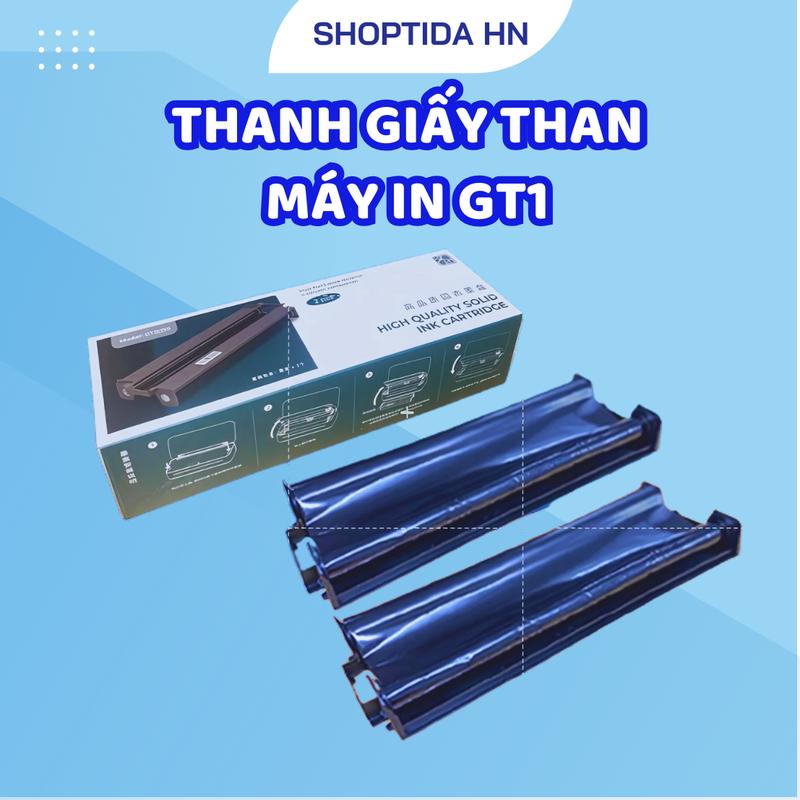 Hộp mực thay thế dùng cho máy in HPRT GT1 phân loại mua kèm giấy in A4