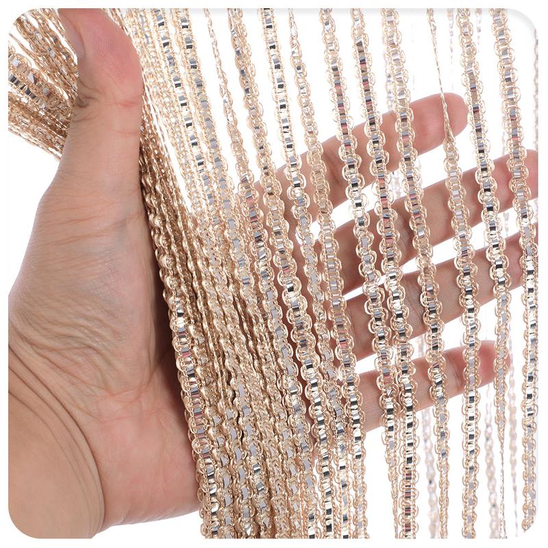 Product Introduction of Rèm Dây Cửa Lấp Lánh, Rèm Dây Lung Linh Tua Rua Sáng Bóng, Rèm Cửa, Cho Cửa Sổ, Phòng Và Đồ Trang Trí Nhà Cửa 21