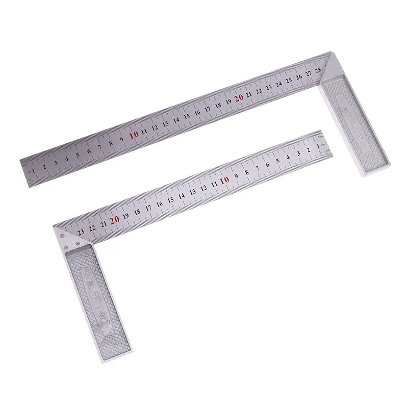 Thước Vuông, Thép Không Gỉ, Thước Bên Phải, Góc 90 Quay, Dụng Cụ Đo Lường Chế Biến Gỗ, Thước Vuông Góc Máy Đo, Có Kích Thước 250 / 300Mm 3