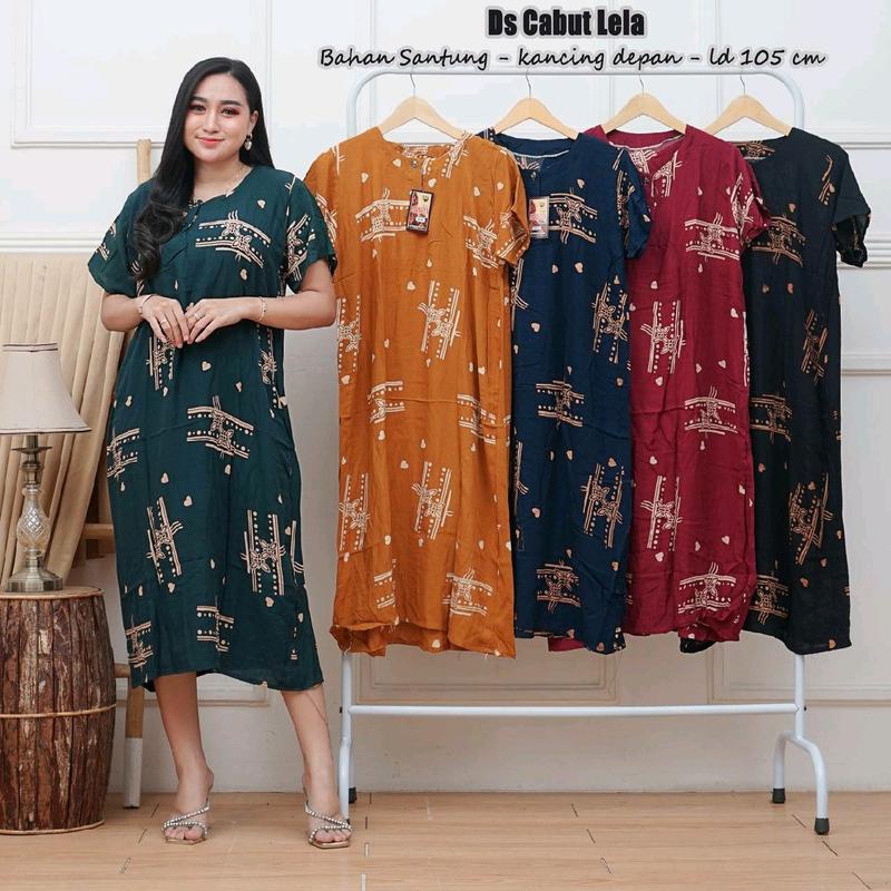 100RB 4pcs DASTER ANEKA MOTIF STANDAR LD 105 -  110 KANCING DEPAN/DASTER KEKINIAN BUSUI 8