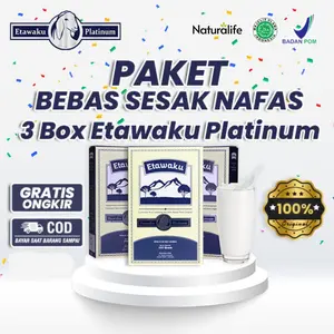 [PROMO] PAKET 3 BOX Etawaku - Susu Kambing Etawa | Bantu Masalah Pernafasan & Persendian [Susu Bubuk  Dairy Milk]