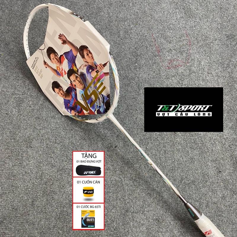 Vợt Cầu Lông VS Titan7 chính hãng. Căng max 15kg ( tặng 01 quấn cán - 01 căng cước sẵn - 01 bao đựng vợt ) Khung Carbon Sport Cán Vợt