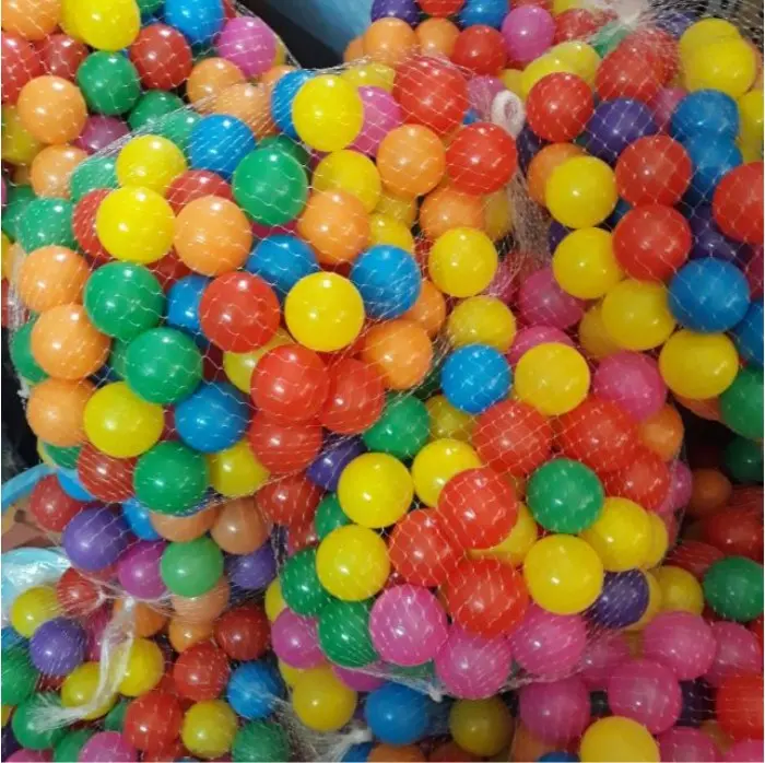 Bóng nhựa Hàn cao cấp 5,5cm an toàn cho Bé đủ loại, nhựa HDPE căng bóng không mùi an toàn cho bé 0