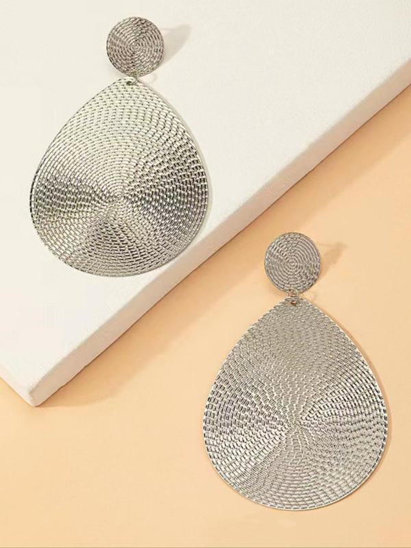 Boho Style Water Drop Design Dangle Earrings, Exaggerated Geometric Pendant Earrings for Women, Fashion Jewelry for Party, Daily Decor, Trendy All-match & Exquisite Jewelry for Birthday Gift 2
