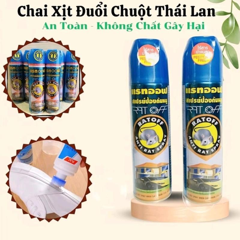 Bình Xịt Đuổi Chuột Thành Phần Thiên Nhiên, An Toàn Và Lành Tính  300mml