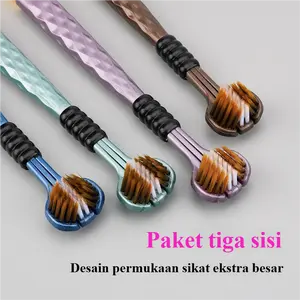 Sikat Gigi 3 Sisi Bulu Lembut Dewasa - Pembersihan Gigi Maksimal, Lindungi Gusi, Kemasan Individu Viral