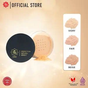 Viva Queen Perfection Natural Bright Loose Powder 35g (UV FILTER & WATERPROOF) - (Tersedia 3 Varian Warna)