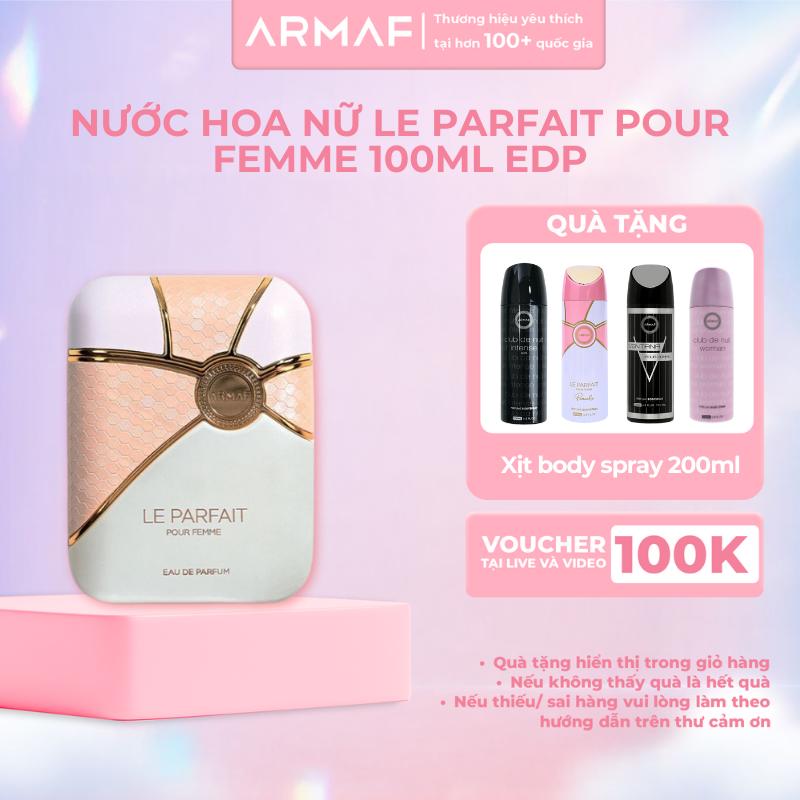 Nước hoa nữ Armaf Le Parfait Pour Femme EDP 100ml [DL]
