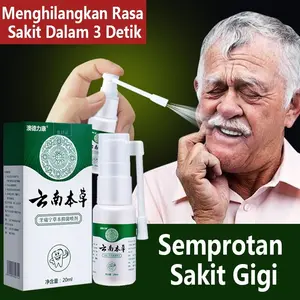 Gigi Bengkak Semprotan pereda nyeri sakit gigi Obat Sakit Gigi Berlubang Ampuh Obat Sakit Gigi Semprot Perawatan Mulut Antibakteri Herbal Perawatan Mulut Tersedia Untuk Dewasa Dan Anak Anak Pereda Nyeri Cepat obat semprot sakit gigi