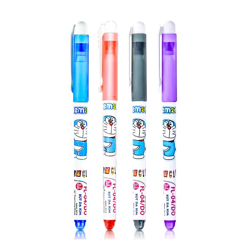 Combo 10 Bút lông kim, bút mực nước Thiên Long ngòi 0.3mm mực xanh đỏ đen tím, nét viết mảnh không lem FL-04/DO