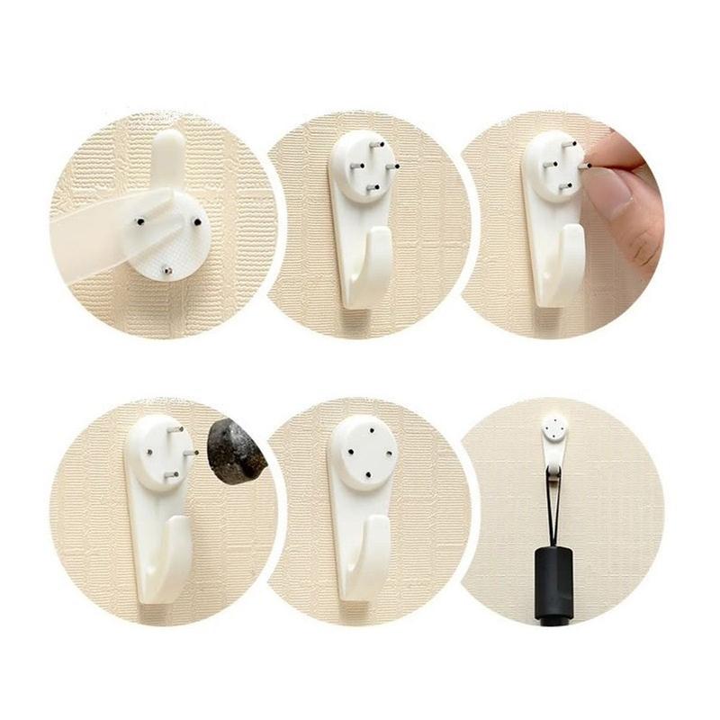 [COMBO 5] Đinh Ghim Tường 3 Chân, 4 Chân Treo Tranh Ảnh1 - Móc Treo Đồ Đóng Tường 3 Chân, 4 Chân Không Cần Khoan