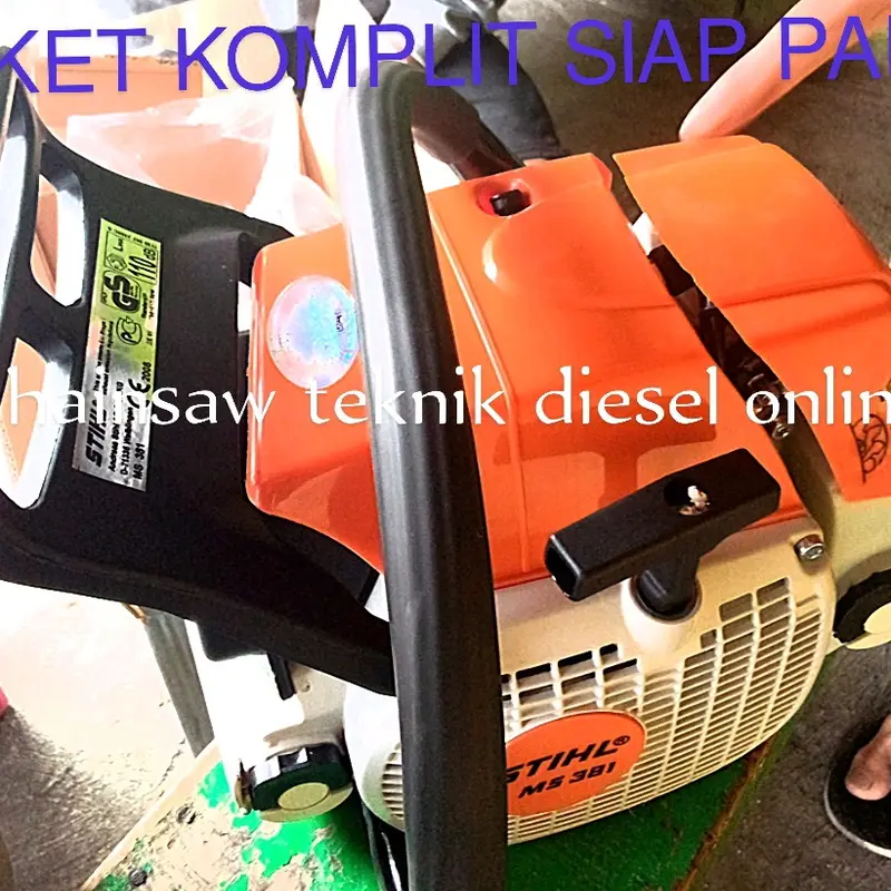 Mesin chainsaw stihl gergaji kayu senso ms 381 bar 25 inch lengkap siap pakai Rantai STIHL 6