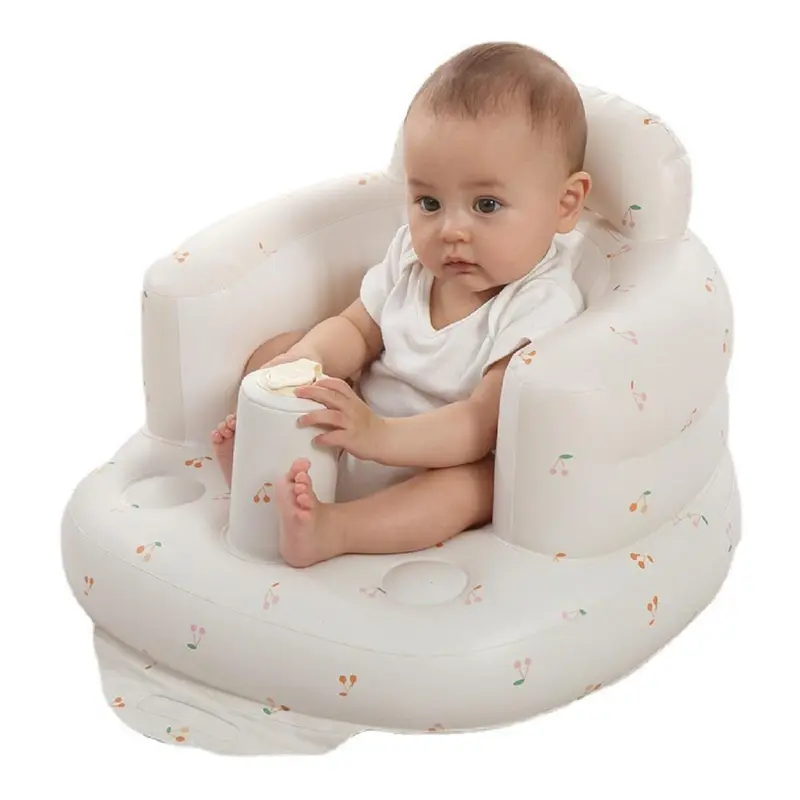 Cute Cartoon Bear Pattern Baby Chair, Baby Learning Seat, Soft Cushion Cozy Baby Chair for Newborns, Leaning Chair Infant & Toddler Furniture, Summer Gift, Girls Birthday Gift, High Chair, Girls Birthday Gift, Teddy Chairs Sets for Girl 3