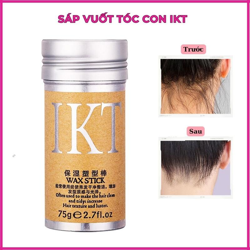 Sáp Vuốt Tóc Nữ Keo Vuốt Tóc Con Gel Tạo Kiểu Tóc IKT Mềm Và Giữ Ẩm 75g Thuỷ Mi