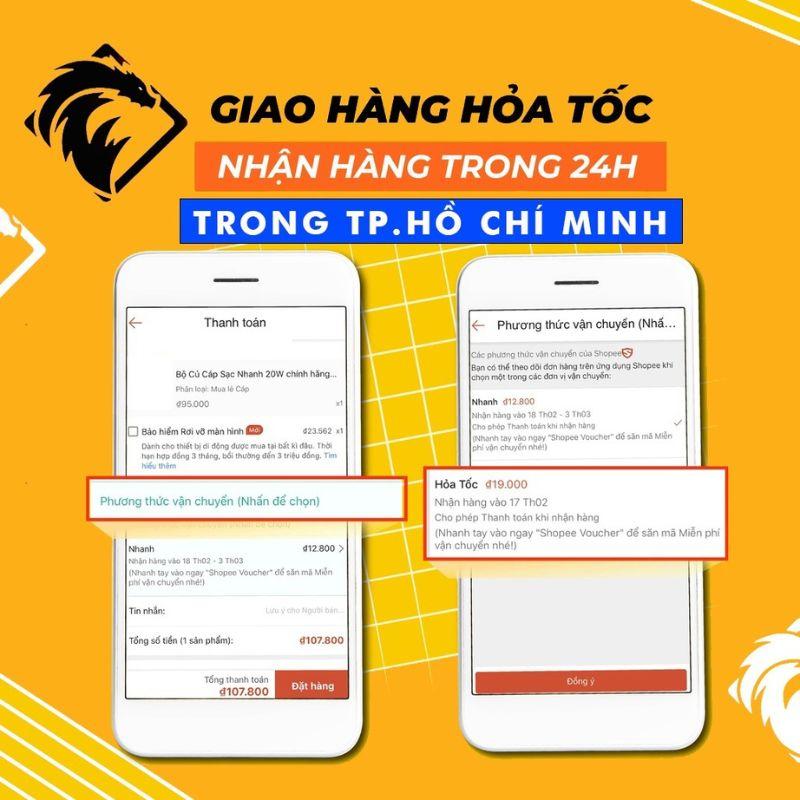 Sạc nhanh PD 20W Không Nóng Máy ,An Toàn Ổn Định bảo hành 12 tháng 8