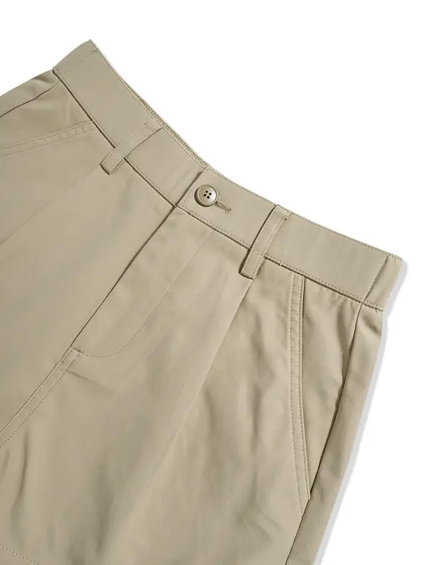 Women's Solid Color Pocket Shorts, Casual Fashion Loose Fit Shorts for Daily Wear, Ladies Bottoms for Spring & Fall 6