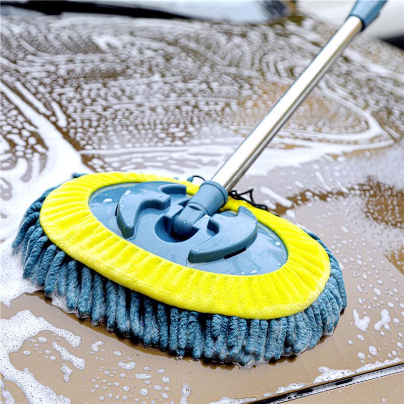 Car Washing Brush, Long Handle Car Washing Brush, Retractable Car Washing Brush Suitable for Car Washing, Cleaning, Scrubbing 3