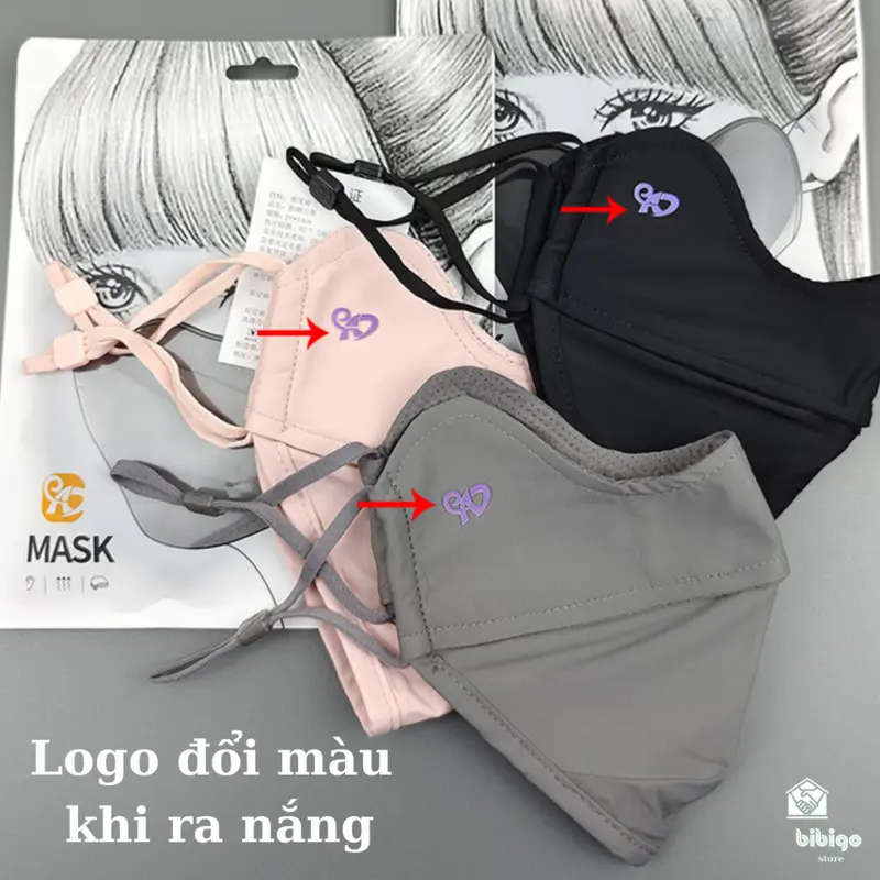 Khẩu Trang Chống Tia UV KTUV01 Women Nhung, Có Logo Đổi Màu - Phụ Kiện 7