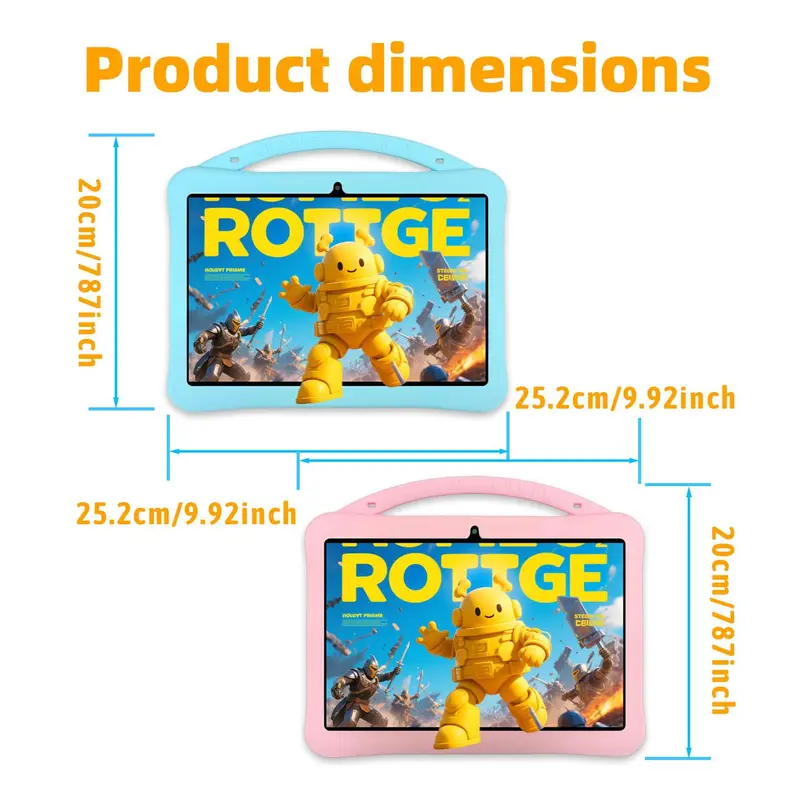 10.1 Inch Android Tablet, Parental Control Tablet, Learning & Entertainment Tablet, Dual Camera Tablet, Best Gift, Birthday Gift, Christmas Gift 1