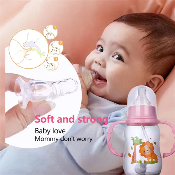 150ml Standard Bottle Dot Nipple Susu FREE Botol Dot Sillicone Nipple Botol Susu Bayi Assorted Standard XM-002 Accessories Minum 6