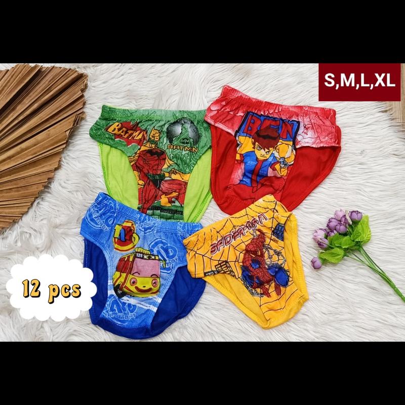 Product Introduction of 12  Pcs Celana Dalam Anak Cowok Motif Sablon Grosir 0