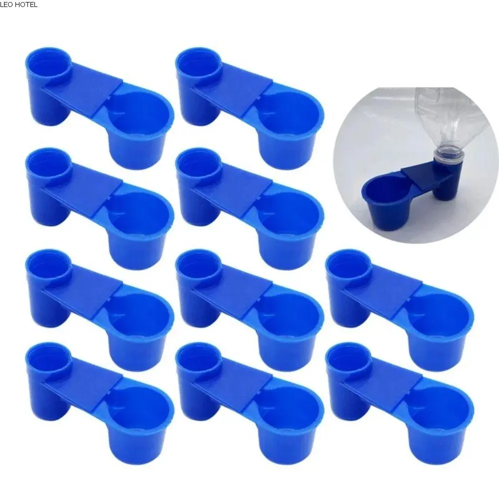 Bird Accessories Plastic Bird Drinker Cup Portable Durable Pigeons Drinker Convenient Double Nozzle Water Guide Bird