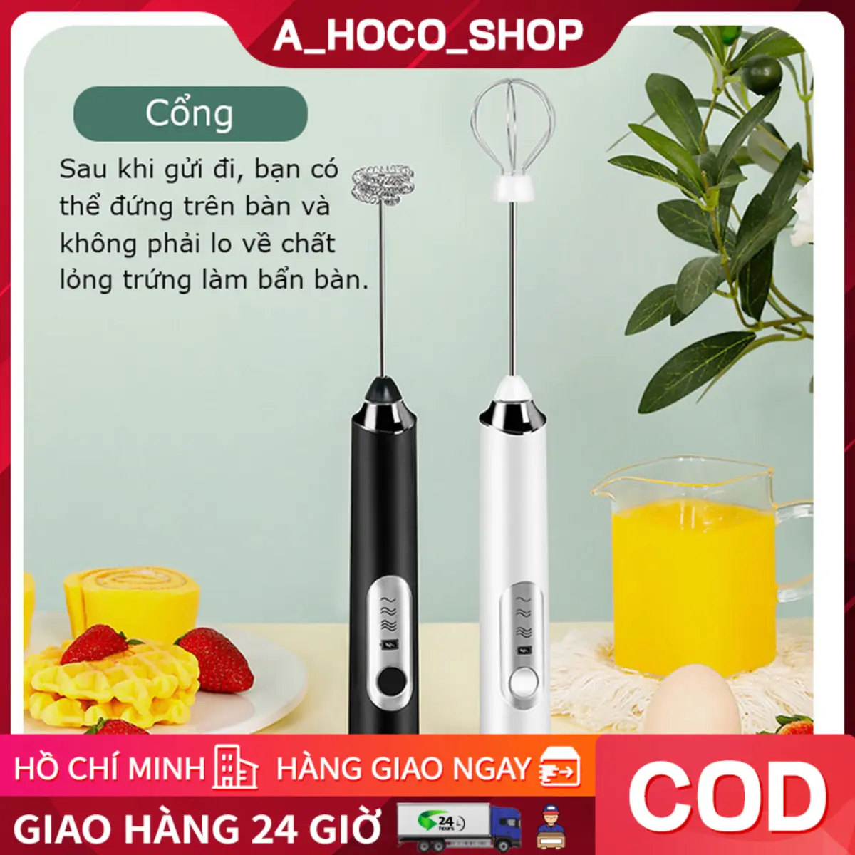 Máy đánh trứng, que tạo bọt cà phê cầm tay chạy điện sạc USB 3 tốc độ siêu tiện lợi, Nhà Xanh Shop Hand Mixer Stand Mixer Máy Đánh Bọt Máy Tạo Bọt