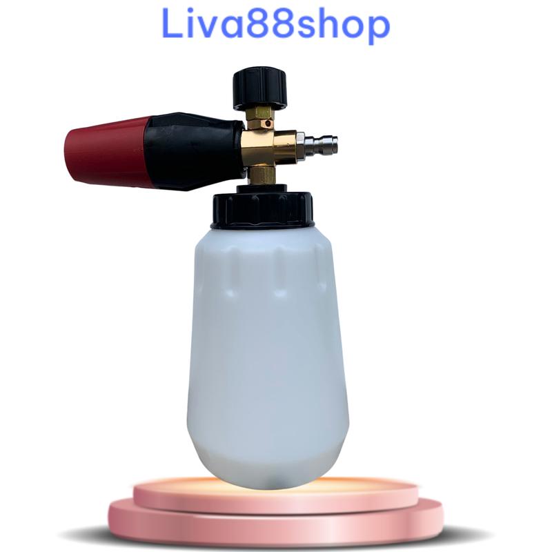  Bình xịt bọt tuyết 1L cao cấp lắp máy rửa xe mini máy rửa xe áp lực cao  bình đục  