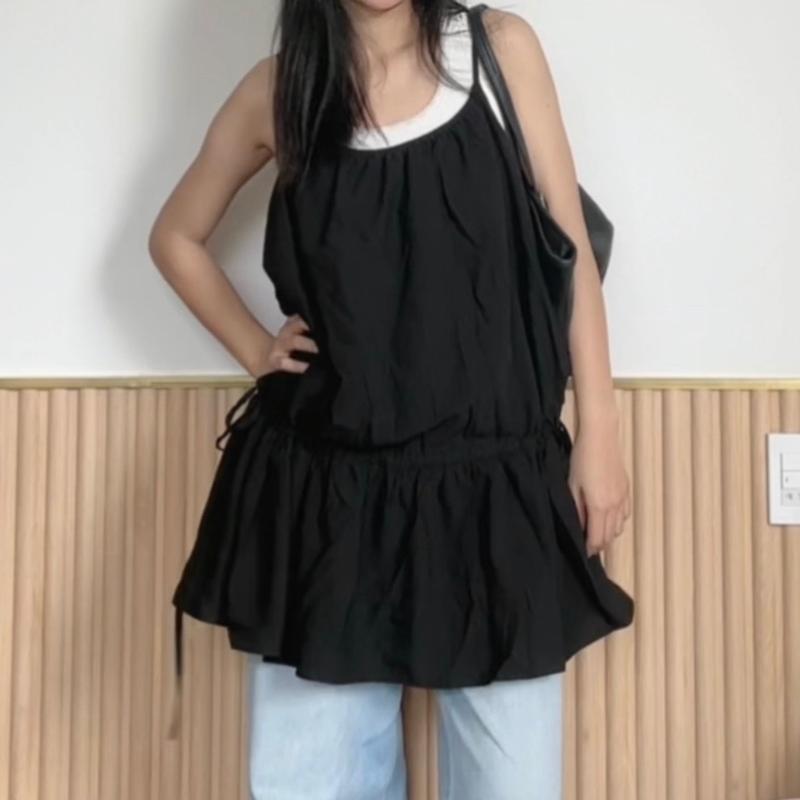 Combo giá tốt - Đầm hai dây cơ bản dáng bí Suna - Eighteen Again