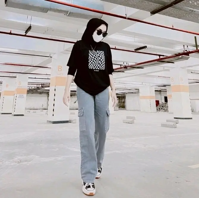 cargo jeans abu highwaist Polos 1
