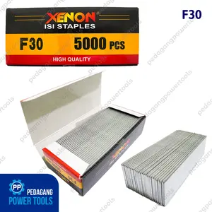 XENON F30 ISI STAPLES MESIN PAKU TEMBAK REFILL AIR NAILER STAPLER GUN