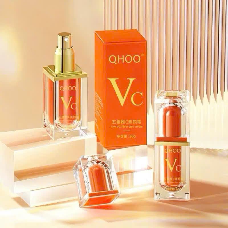 Kem Lười Che Khuyết Điểm VC QHOO VtmC Che Khuyết Điểm 5in1 Nâng Tone Da