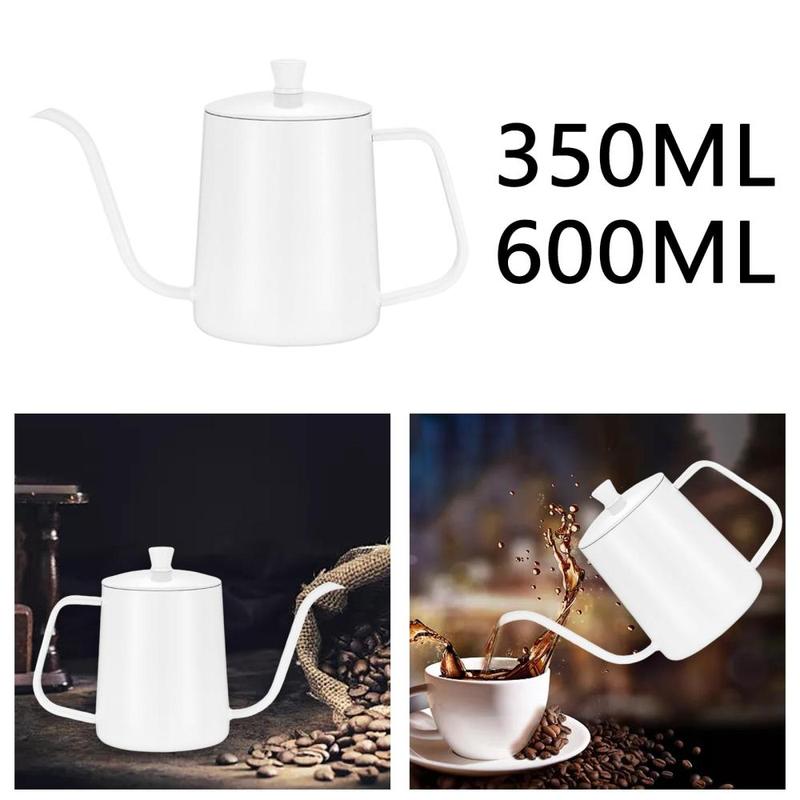 Swan Neck Thin Mouth Coffee Kettle Tea Pot Pour Over Kettle for Tea Drip Coffee Hot Water 2