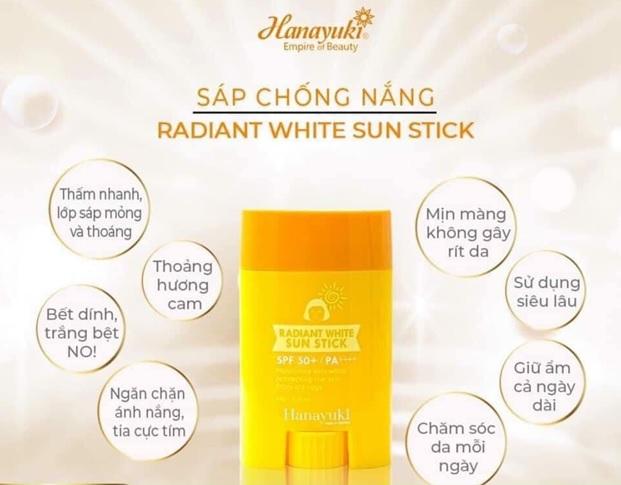 Product Introduction of Sáp Chống Nắng Radiant White Sun ChốNg NắNg Sunscreen Sun Cream Whitening 6